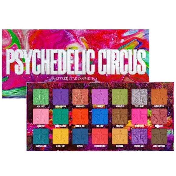 Jeffree Star | Psychedelic Circus Artistry Palette | BNiB 21 mesmerizing shades - Picture 2 of 16